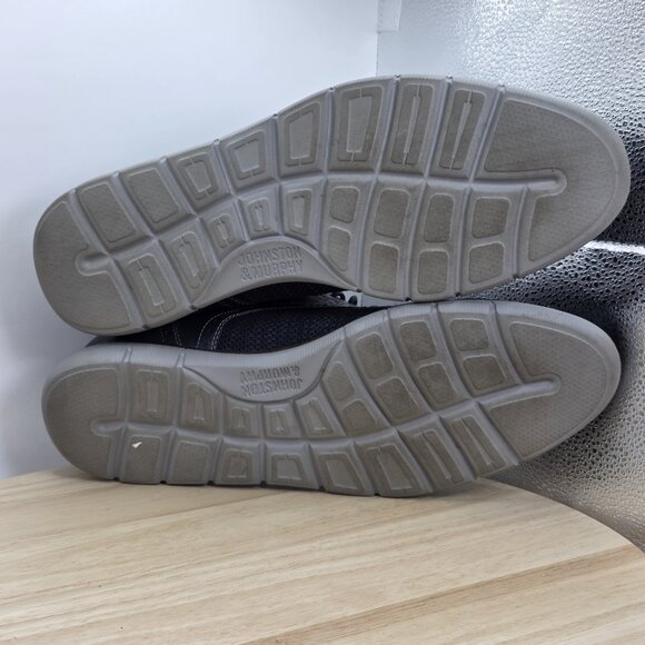 J&M Johnston & Murphy Knit Sneakers Mens Size 10 M Blue Lace Up 59-2997 - Picture 8 of 9